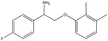 2-(2,3-dimethylphenoxy)-1-(4-fluorophenyl)ethanamine 구조식 이미지