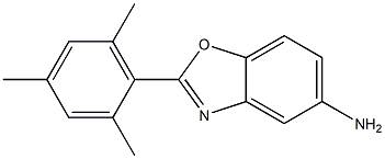 2-(2,4,6-trimethylphenyl)-1,3-benzoxazol-5-amine 구조식 이미지