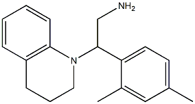 2-(2,4-dimethylphenyl)-2-(1,2,3,4-tetrahydroquinolin-1-yl)ethan-1-amine Structure