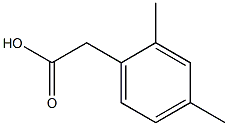 2-(2,4-dimethylphenyl)acetic acid Structure