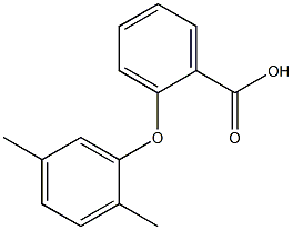 2-(2,5-dimethylphenoxy)benzoic acid Structure