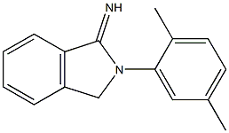 2-(2,5-dimethylphenyl)-2,3-dihydro-1H-isoindol-1-imine 구조식 이미지