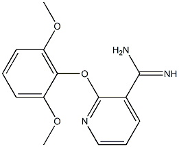 2-(2,6-dimethoxyphenoxy)pyridine-3-carboximidamide 구조식 이미지