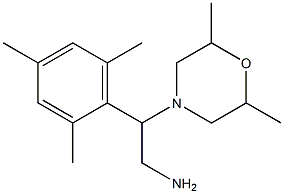 2-(2,6-dimethylmorpholin-4-yl)-2-mesitylethanamine Structure