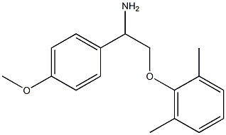 2-(2,6-dimethylphenoxy)-1-(4-methoxyphenyl)ethanamine Structure