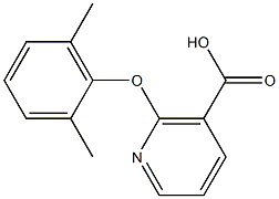 2-(2,6-dimethylphenoxy)nicotinic acid Structure