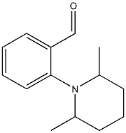 2-(2,6-dimethylpiperidin-1-yl)benzaldehyde 구조식 이미지