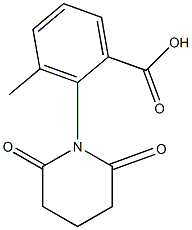 2-(2,6-dioxopiperidin-1-yl)-3-methylbenzoic acid Structure