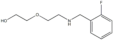 2-(2-{[(2-fluorophenyl)methyl]amino}ethoxy)ethan-1-ol Structure