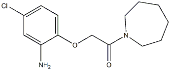 2-(2-amino-4-chlorophenoxy)-1-(azepan-1-yl)ethan-1-one Structure