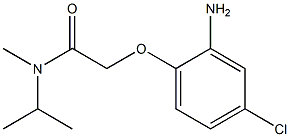 2-(2-amino-4-chlorophenoxy)-N-methyl-N-(propan-2-yl)acetamide 구조식 이미지