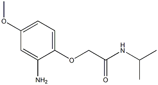 2-(2-amino-4-methoxyphenoxy)-N-isopropylacetamide Structure