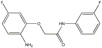 2-(2-amino-5-fluorophenoxy)-N-(3-fluorophenyl)acetamide Structure