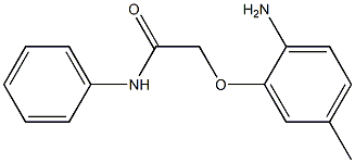 2-(2-amino-5-methylphenoxy)-N-phenylacetamide 구조식 이미지