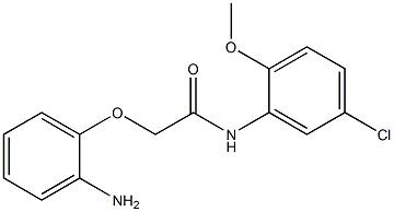 2-(2-aminophenoxy)-N-(5-chloro-2-methoxyphenyl)acetamide Structure