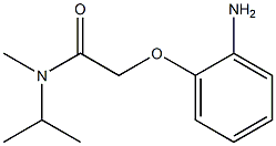 2-(2-aminophenoxy)-N-isopropyl-N-methylacetamide 구조식 이미지