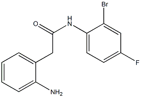 2-(2-aminophenyl)-N-(2-bromo-4-fluorophenyl)acetamide Structure