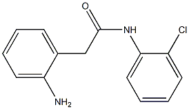 2-(2-aminophenyl)-N-(2-chlorophenyl)acetamide 구조식 이미지