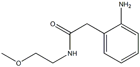 2-(2-aminophenyl)-N-(2-methoxyethyl)acetamide 구조식 이미지