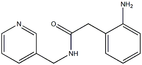 2-(2-aminophenyl)-N-(pyridin-3-ylmethyl)acetamide 구조식 이미지