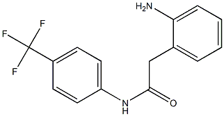 2-(2-aminophenyl)-N-[4-(trifluoromethyl)phenyl]acetamide Structure
