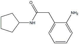 2-(2-aminophenyl)-N-cyclopentylacetamide 구조식 이미지