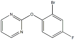 2-(2-bromo-4-fluorophenoxy)pyrimidine 구조식 이미지