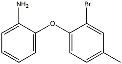 2-(2-bromo-4-methylphenoxy)aniline Structure