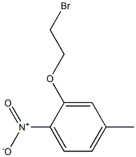 2-(2-bromoethoxy)-4-methyl-1-nitrobenzene 구조식 이미지