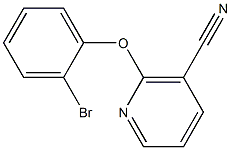 2-(2-bromophenoxy)nicotinonitrile Structure