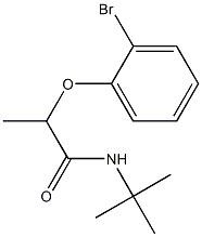 2-(2-bromophenoxy)-N-tert-butylpropanamide Structure