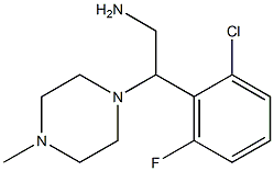 2-(2-chloro-6-fluorophenyl)-2-(4-methylpiperazin-1-yl)ethanamine Structure