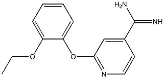 2-(2-ethoxyphenoxy)pyridine-4-carboximidamide 구조식 이미지