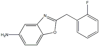 2-(2-fluorobenzyl)-1,3-benzoxazol-5-amine Structure