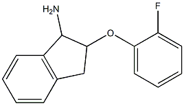 2-(2-fluorophenoxy)-2,3-dihydro-1H-inden-1-ylamine 구조식 이미지