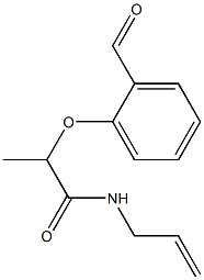 2-(2-formylphenoxy)-N-(prop-2-en-1-yl)propanamide 구조식 이미지