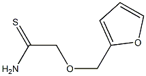 2-(2-furylmethoxy)ethanethioamide Structure