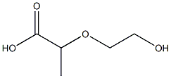 2-(2-hydroxyethoxy)propanoic acid Structure