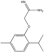 2-(2-isopropyl-5-methylphenoxy)ethanimidamide 구조식 이미지