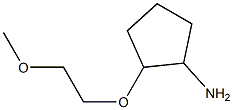 2-(2-methoxyethoxy)cyclopentan-1-amine Structure