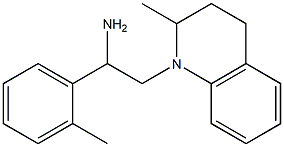 2-(2-methyl-1,2,3,4-tetrahydroquinolin-1-yl)-1-(2-methylphenyl)ethan-1-amine Structure