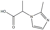 2-(2-methyl-1H-imidazol-1-yl)propanoic acid 구조식 이미지