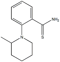 2-(2-methylpiperidin-1-yl)benzene-1-carbothioamide Structure