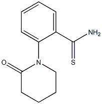 2-(2-oxopiperidin-1-yl)benzenecarbothioamide Structure