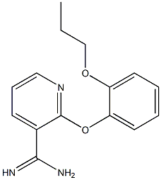 2-(2-propoxyphenoxy)pyridine-3-carboximidamide 구조식 이미지