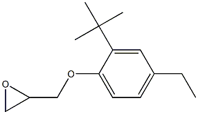 2-(2-tert-butyl-4-ethylphenoxymethyl)oxirane 구조식 이미지