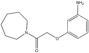 2-(3-aminophenoxy)-1-(azepan-1-yl)ethan-1-one Structure