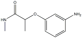 2-(3-aminophenoxy)-N-methylpropanamide 구조식 이미지