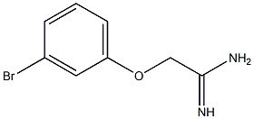 2-(3-bromophenoxy)ethanimidamide 구조식 이미지