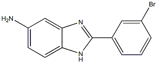 2-(3-bromophenyl)-1H-benzimidazol-5-amine Structure